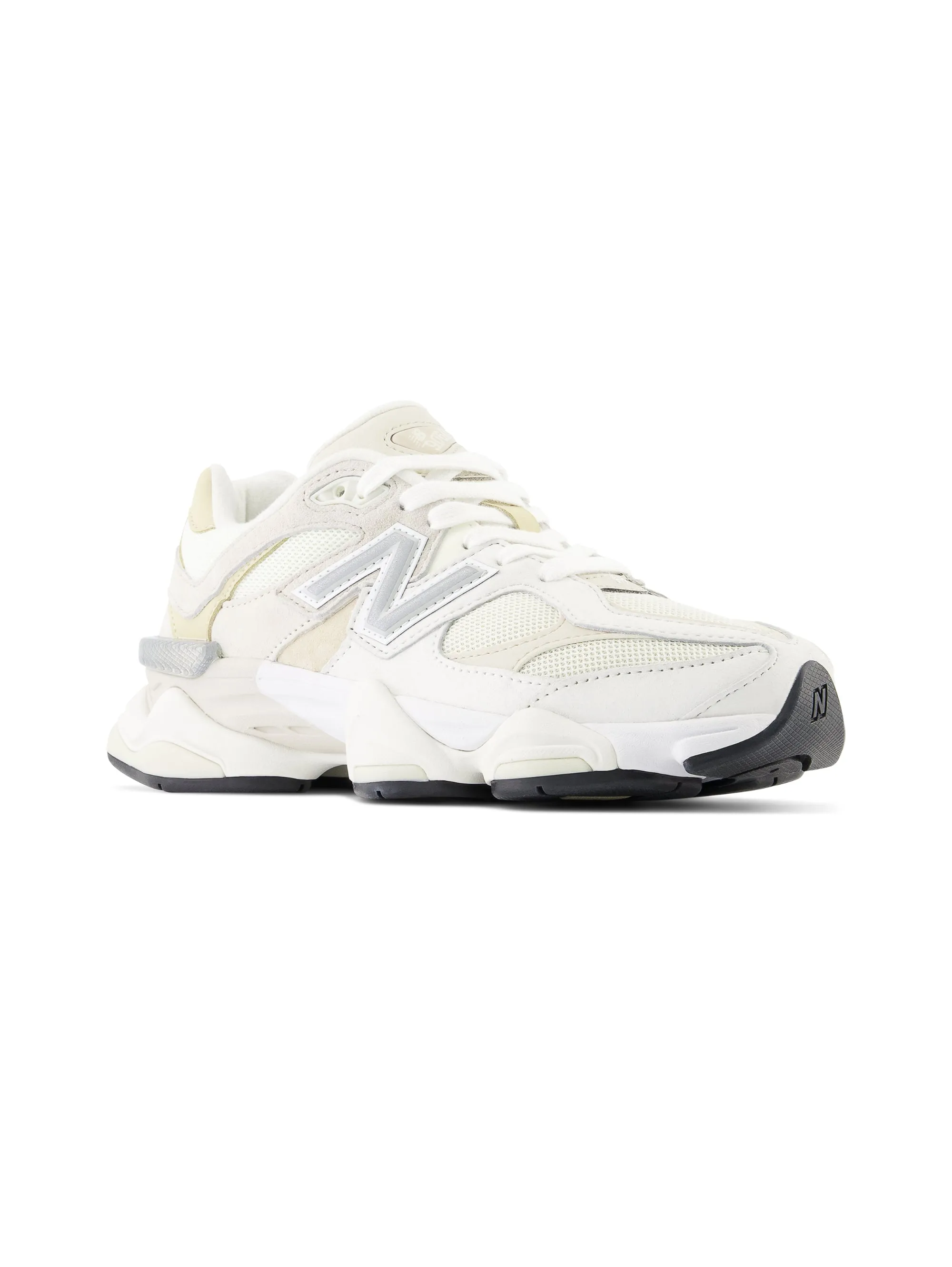 Futuristische Damen-Sneakers 9060 Weiß/Creme