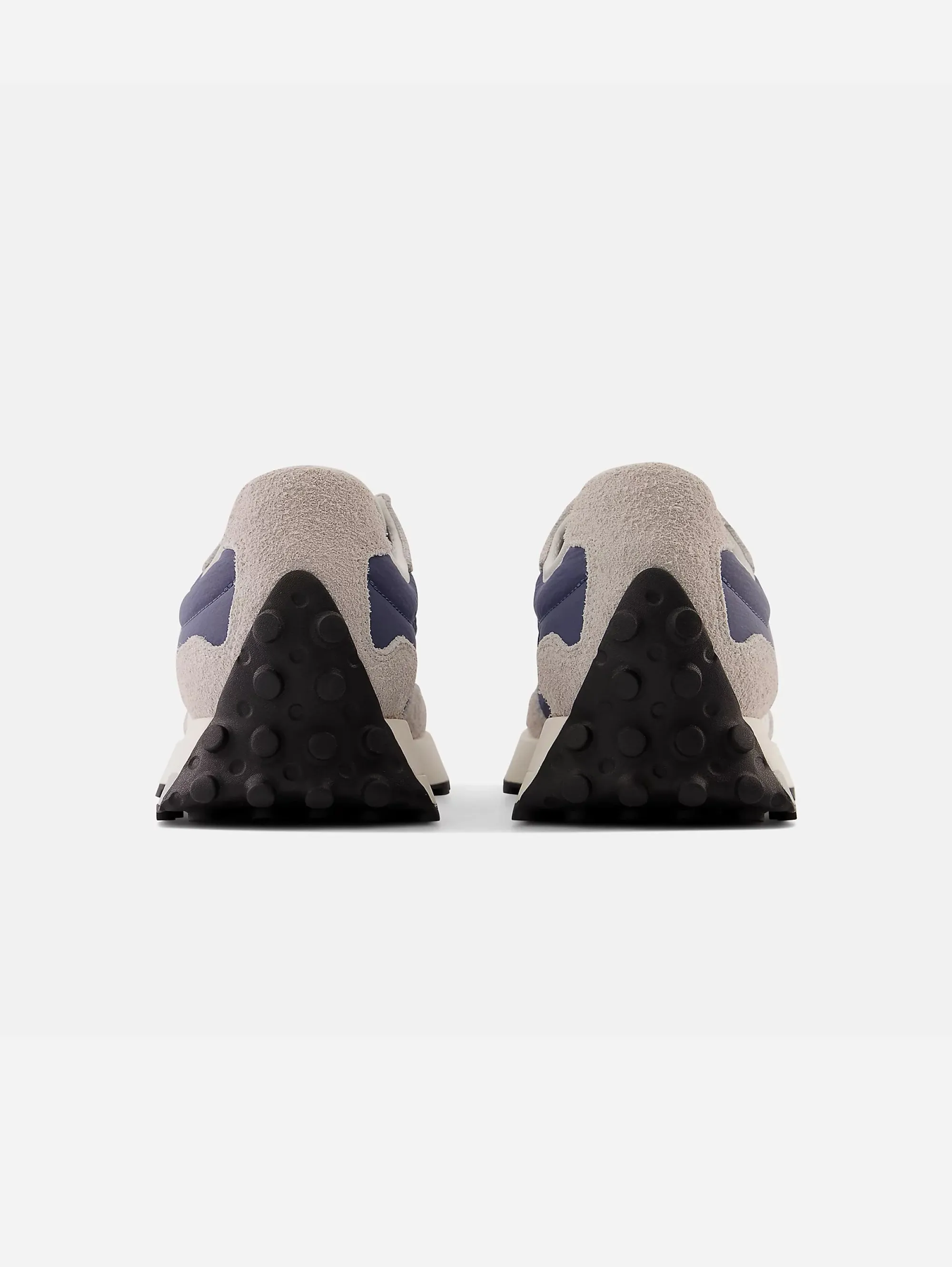 Retrò Sneakers aus Wildleder und Nylon 327 in Violett