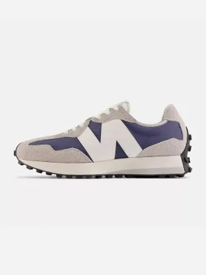 Retrò Sneakers aus Wildleder und Nylon 327 in Violett