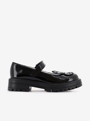 Sophia Webster Mädchen Schmetterling Mary Jane Flachschuh in Schwarz