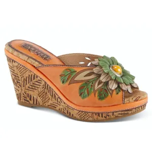 SPRING STEP L'ARTISTE BLOOM SLIDE SANDAL - ENDVERKAUF!