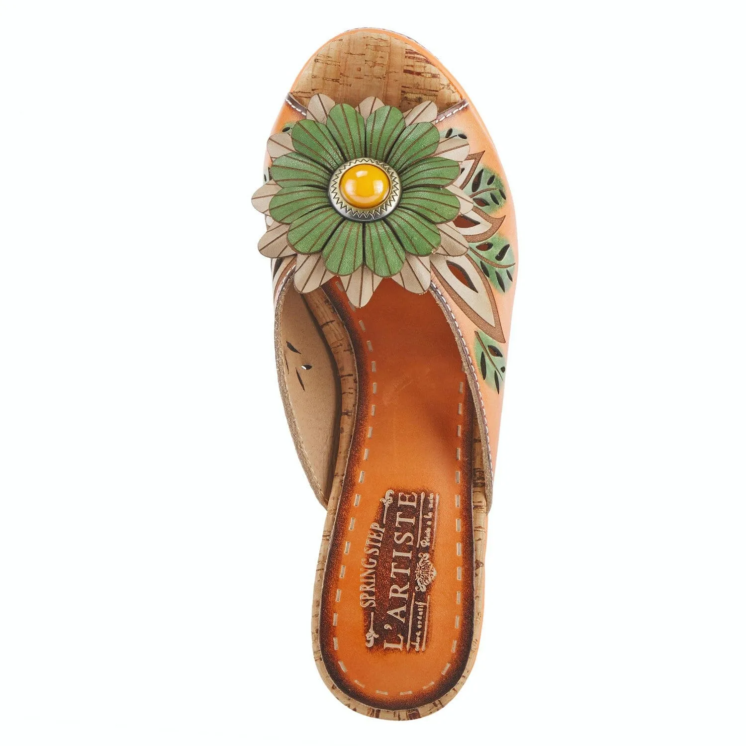 SPRING STEP L'ARTISTE BLOOM SLIDE SANDAL - ENDVERKAUF!