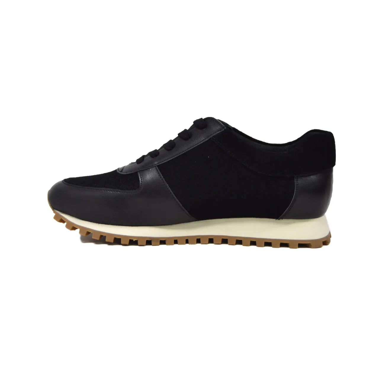 Surrey Sneakers aus schwarzem Leder und Wildleder - stilvoll und bequem