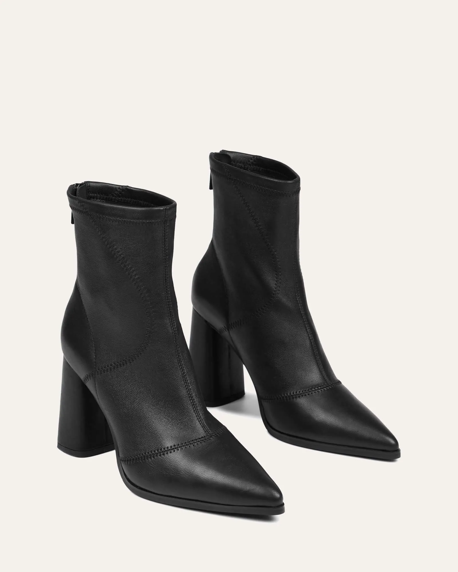 TEX Stiefeletten Schwarz Leder