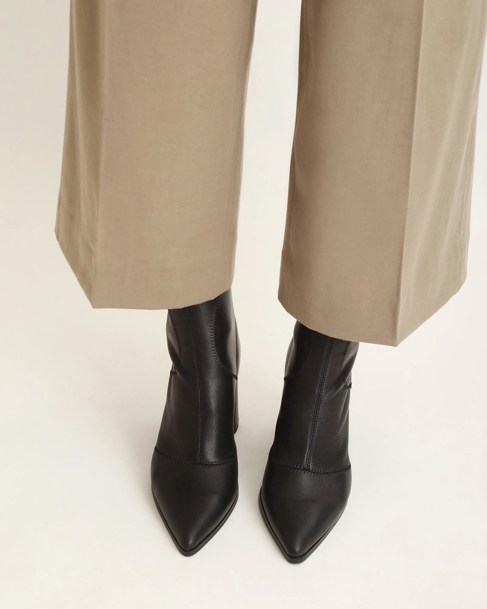 TEX Stiefeletten Schwarz Leder