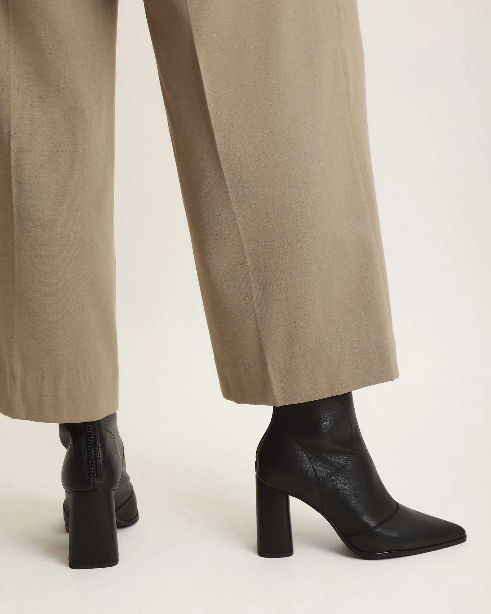 TEX Stiefeletten Schwarz Leder
