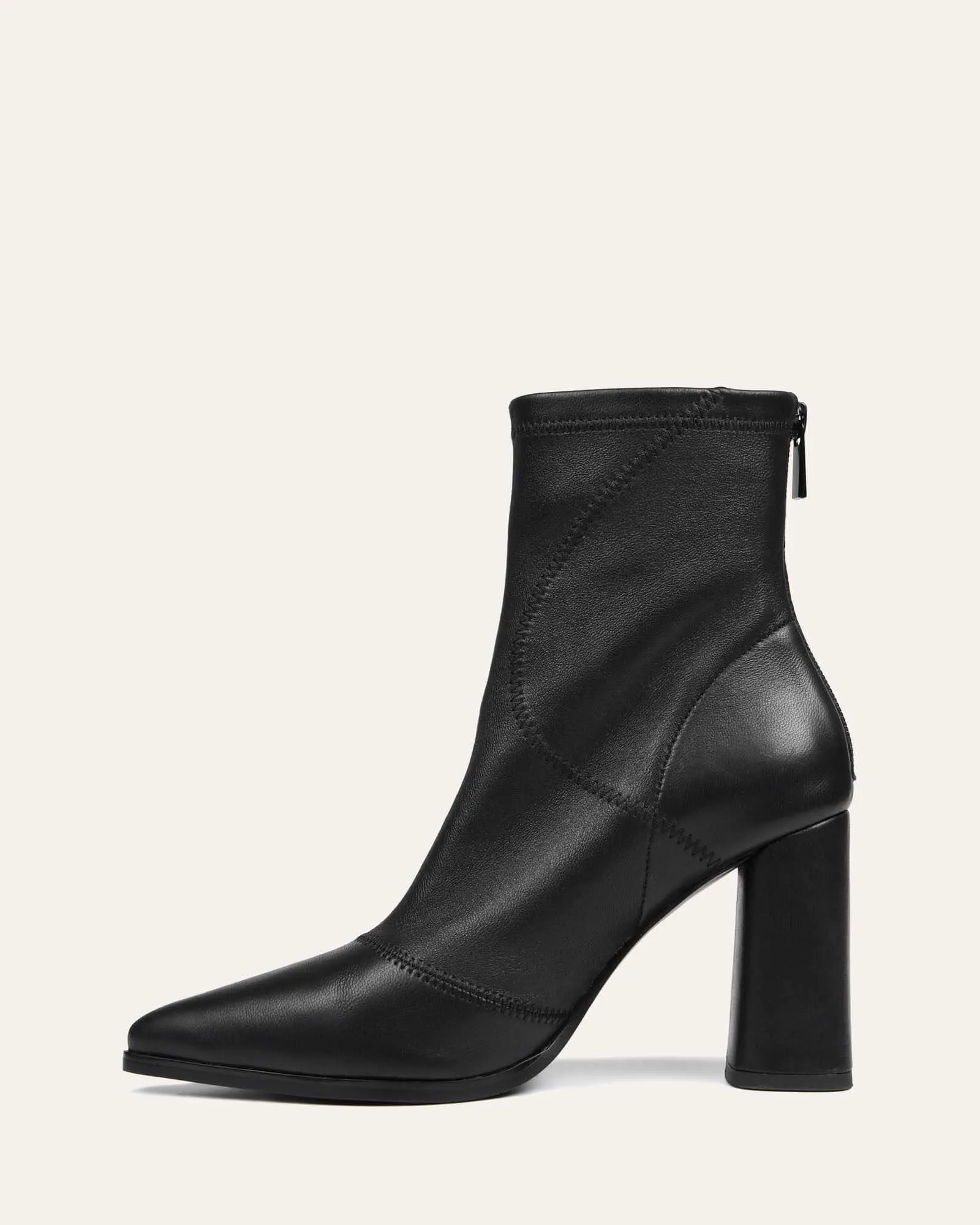 TEX Stiefeletten Schwarz Leder
