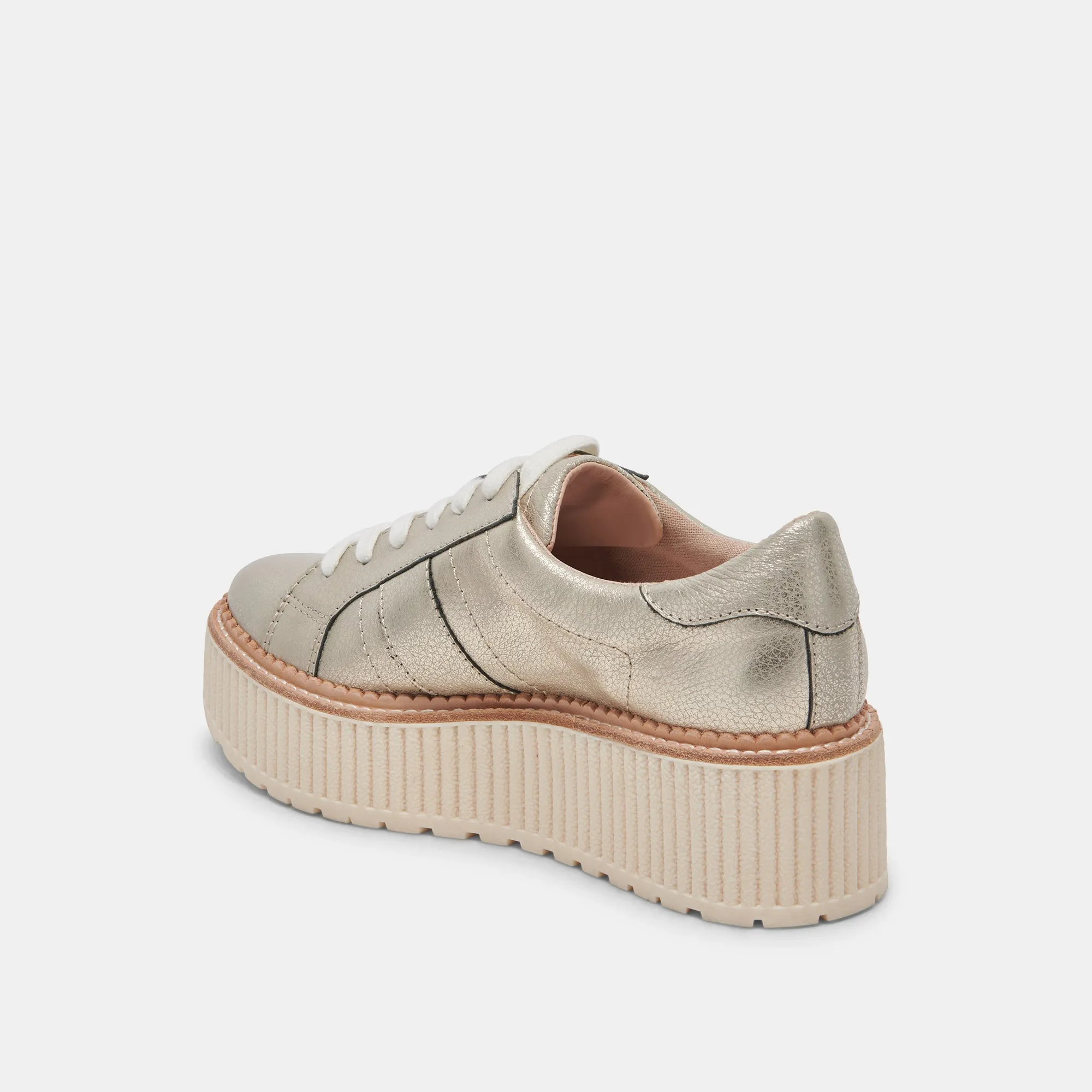 TIGER SNEAKERS HELLGOLD LEDER