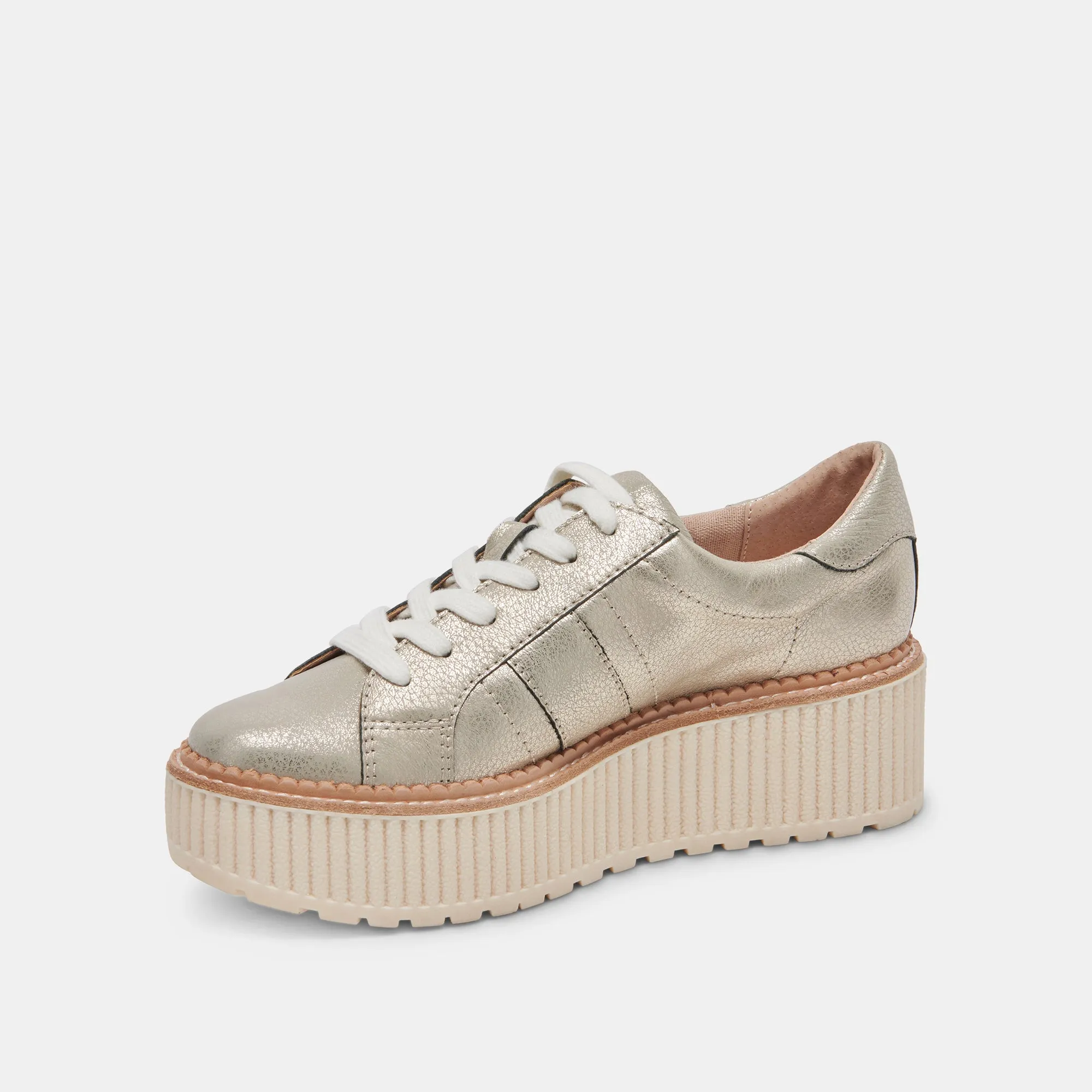 TIGER SNEAKERS HELLGOLD LEDER