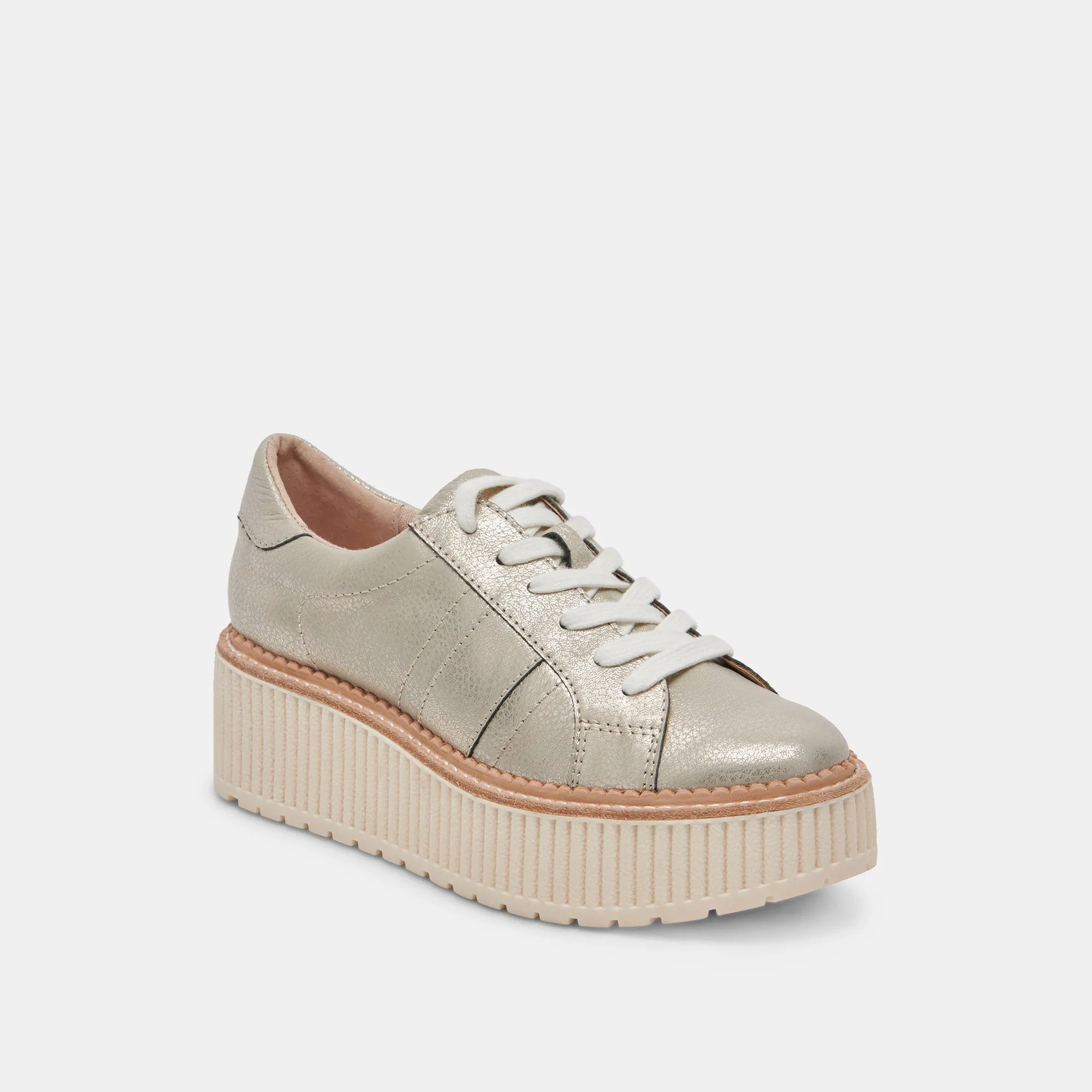 TIGER SNEAKERS HELLGOLD LEDER