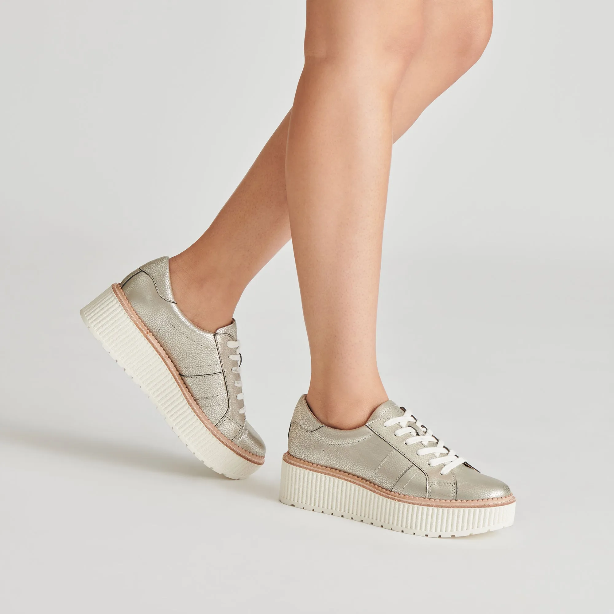 TIGER SNEAKERS HELLGOLD LEDER