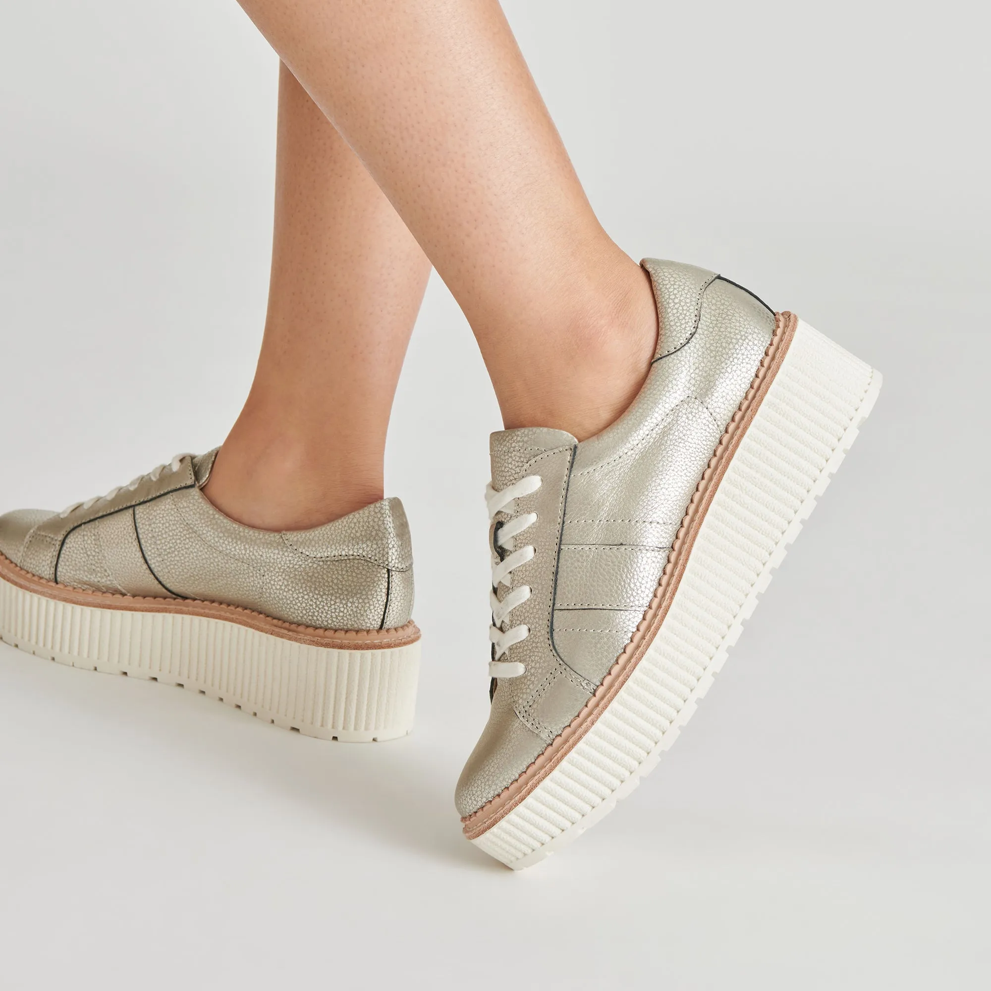 TIGER SNEAKERS HELLGOLD LEDER