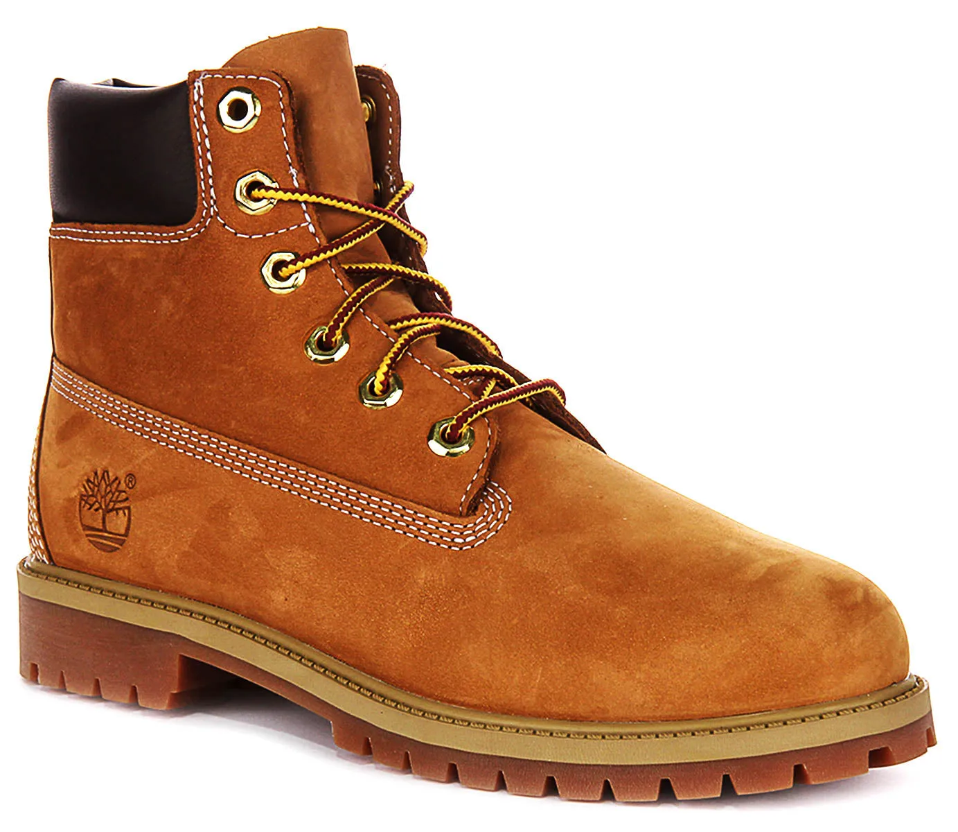 Timberland 12909 6-Zoll wasserdichter Stiefel in Weizen für Junior-Schuhe Timberland