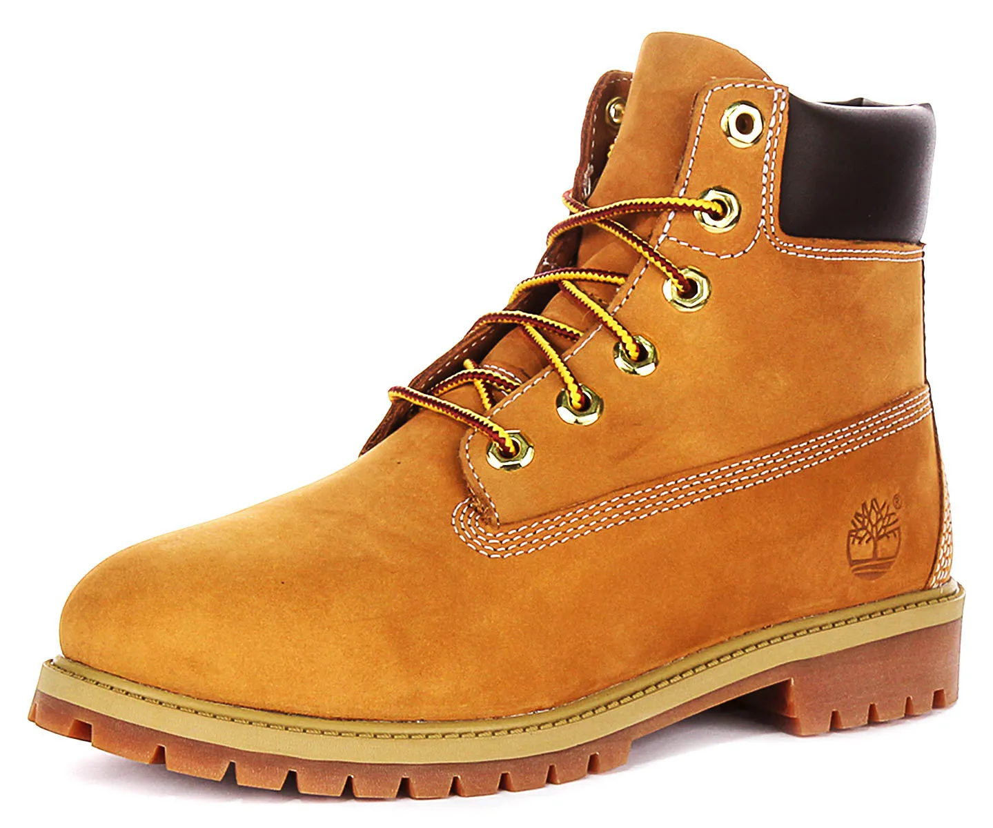Timberland 12909 6-Zoll wasserdichter Stiefel in Weizen für Junior-Schuhe Timberland