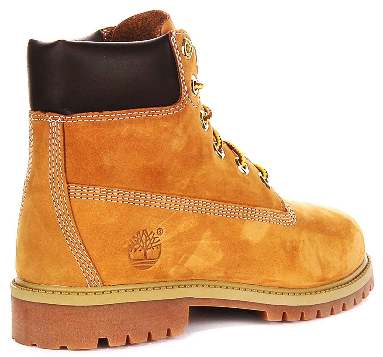 Timberland 12909 6-Zoll wasserdichter Stiefel in Weizen für Junior-Schuhe Timberland