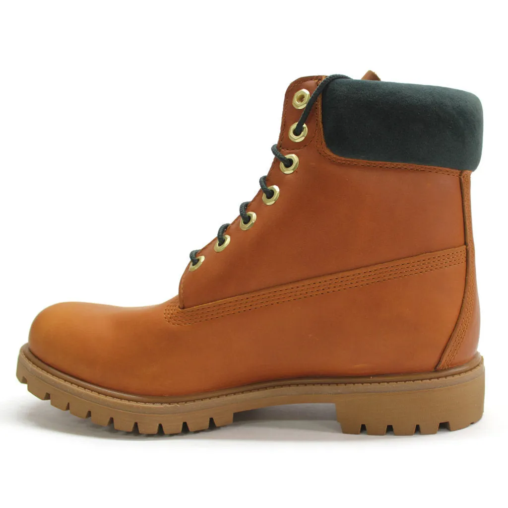 Timberland 6 Zoll Premium wasserdichte Vollnarbenleder Herren Knöchelstiefel