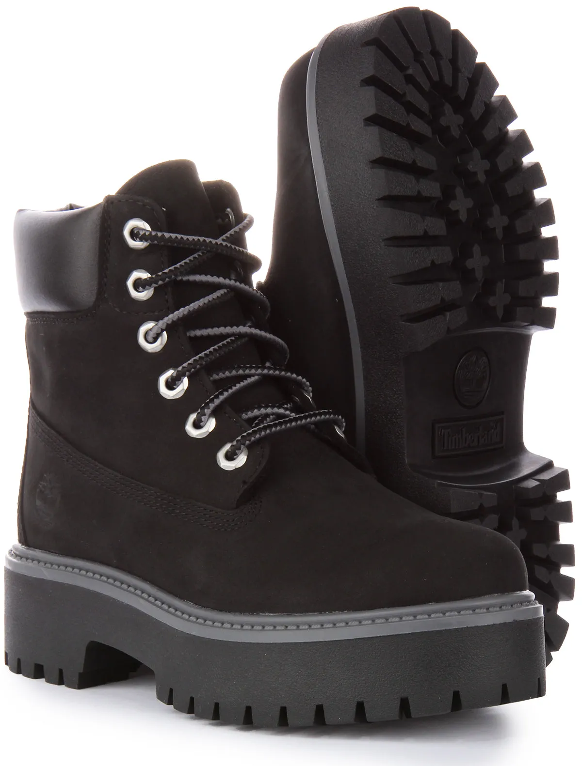 Timberland A5Rh5 6-Zoll Plateauschuhe in Schwarz für Damen Timberland