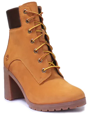 Timberland Allington 6-Zoll-Blockabsatz-Stiefelette in Weizen für Damen Schuhe Timberland