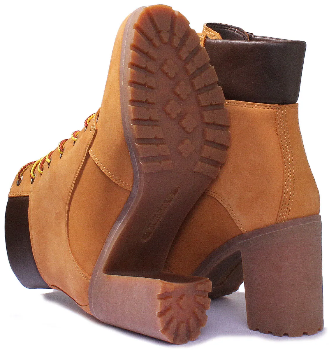 Timberland Allington 6-Zoll-Blockabsatz-Stiefelette in Weizen für Damen Schuhe Timberland