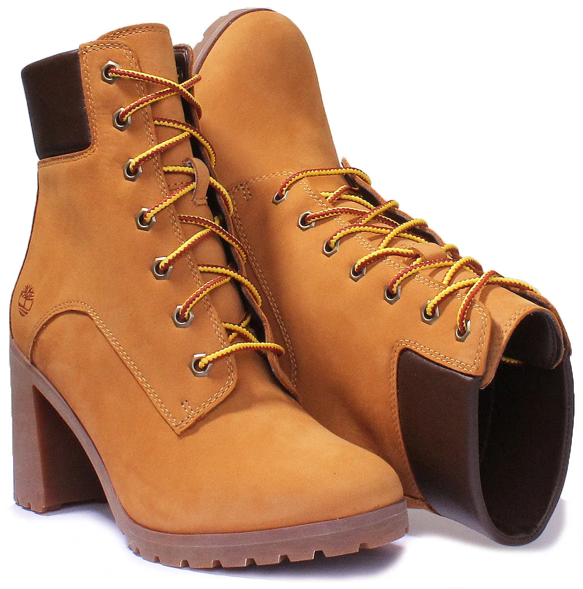 Timberland Allington 6-Zoll-Blockabsatz-Stiefelette in Weizen für Damen Schuhe Timberland