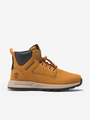 Timberland Jungen Mid Schnürschuhe in Beige