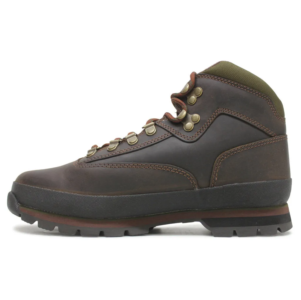 Timberland Euro Hiker Mid Hiker Vollnarbenleder Outdoor Knöchelstiefel für Damen