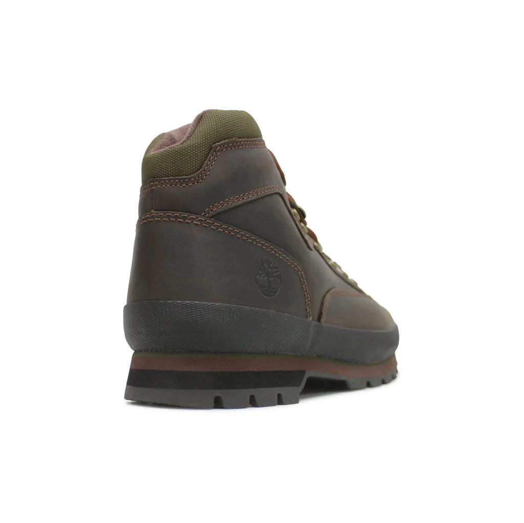 Timberland Euro Hiker Mid Hiker Vollnarbenleder Outdoor Knöchelstiefel für Damen