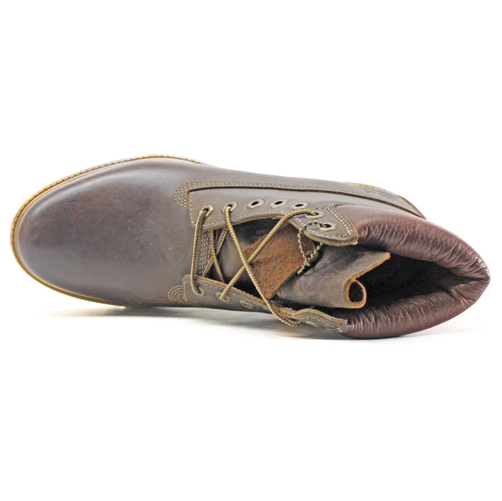 Timberland Premium 6 Zoll Leder Herren Knöchelstiefel
