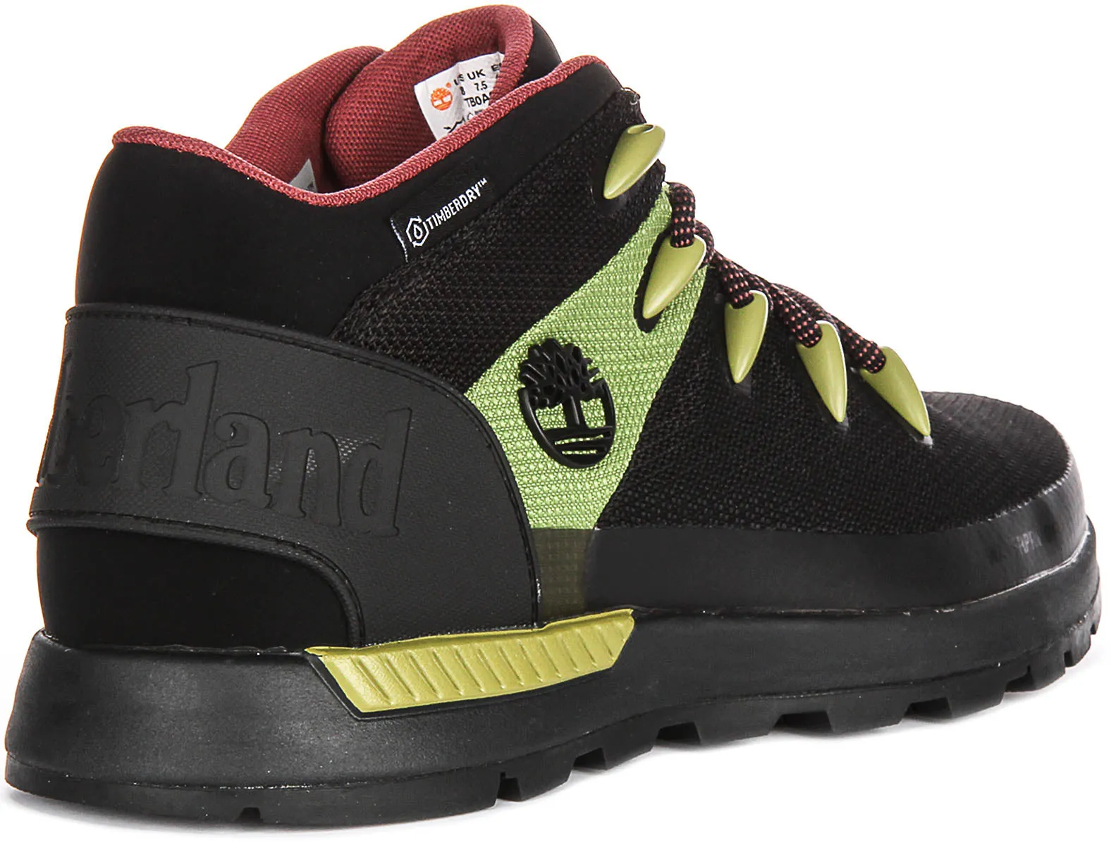 Timberland Sprint Trekker Mid Wasserdichte A6Crb In Schwarz Grün Für Herren Schuhe Timberland
