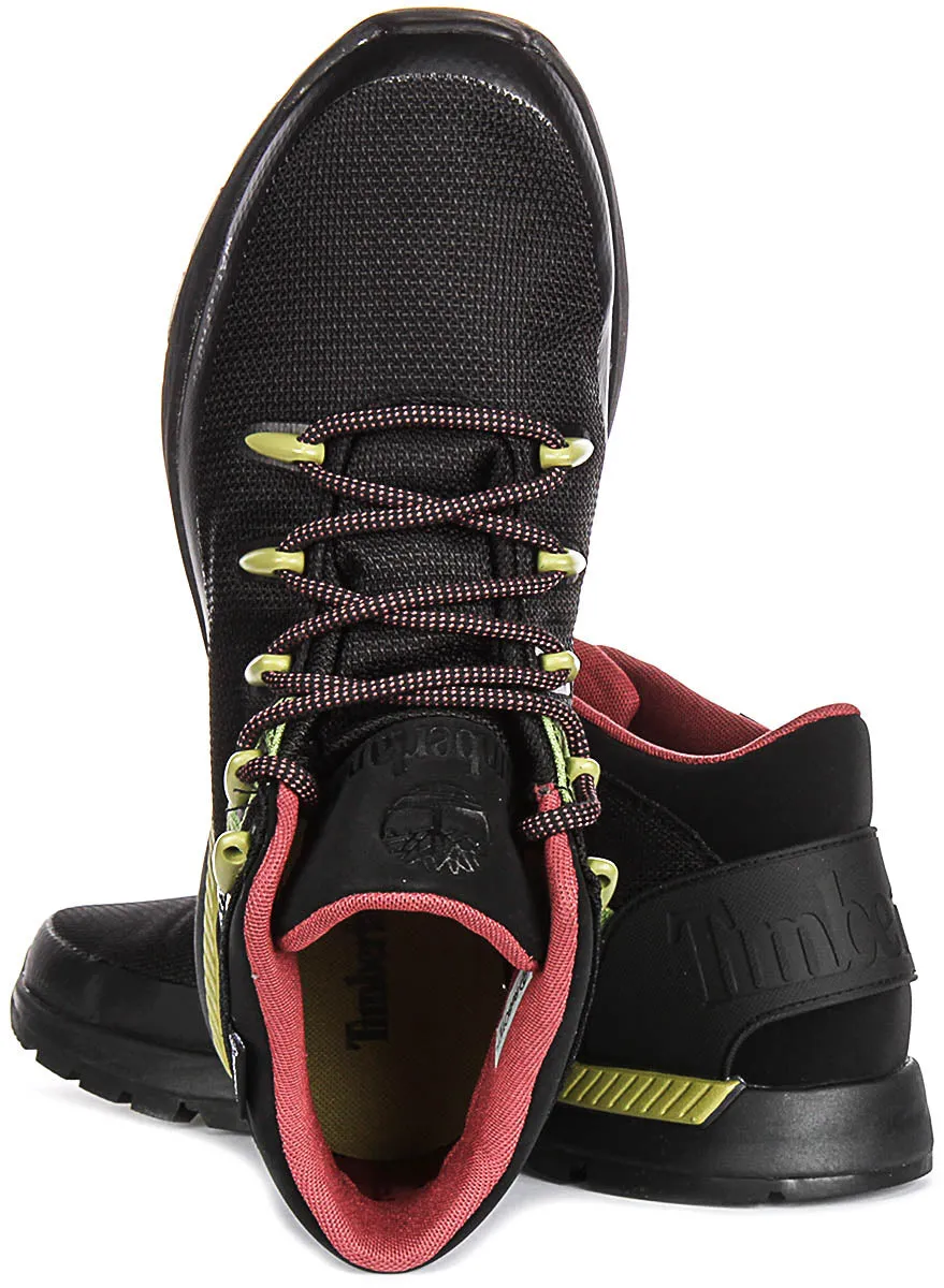 Timberland Sprint Trekker Mid Wasserdichte A6Crb In Schwarz Grün Für Herren Schuhe Timberland