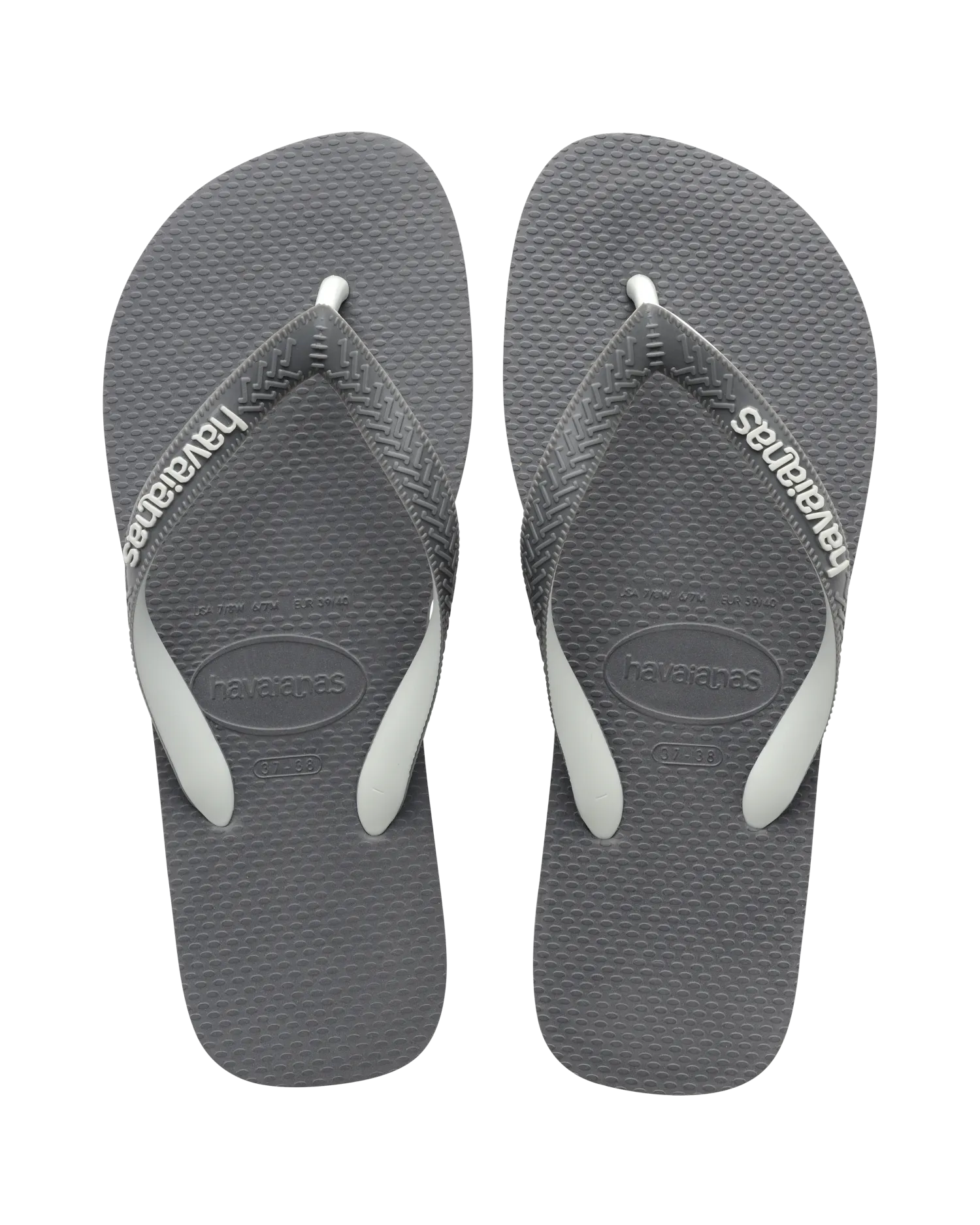 Top Mix Flip Flops in Stahlgrau & Stahlgrau