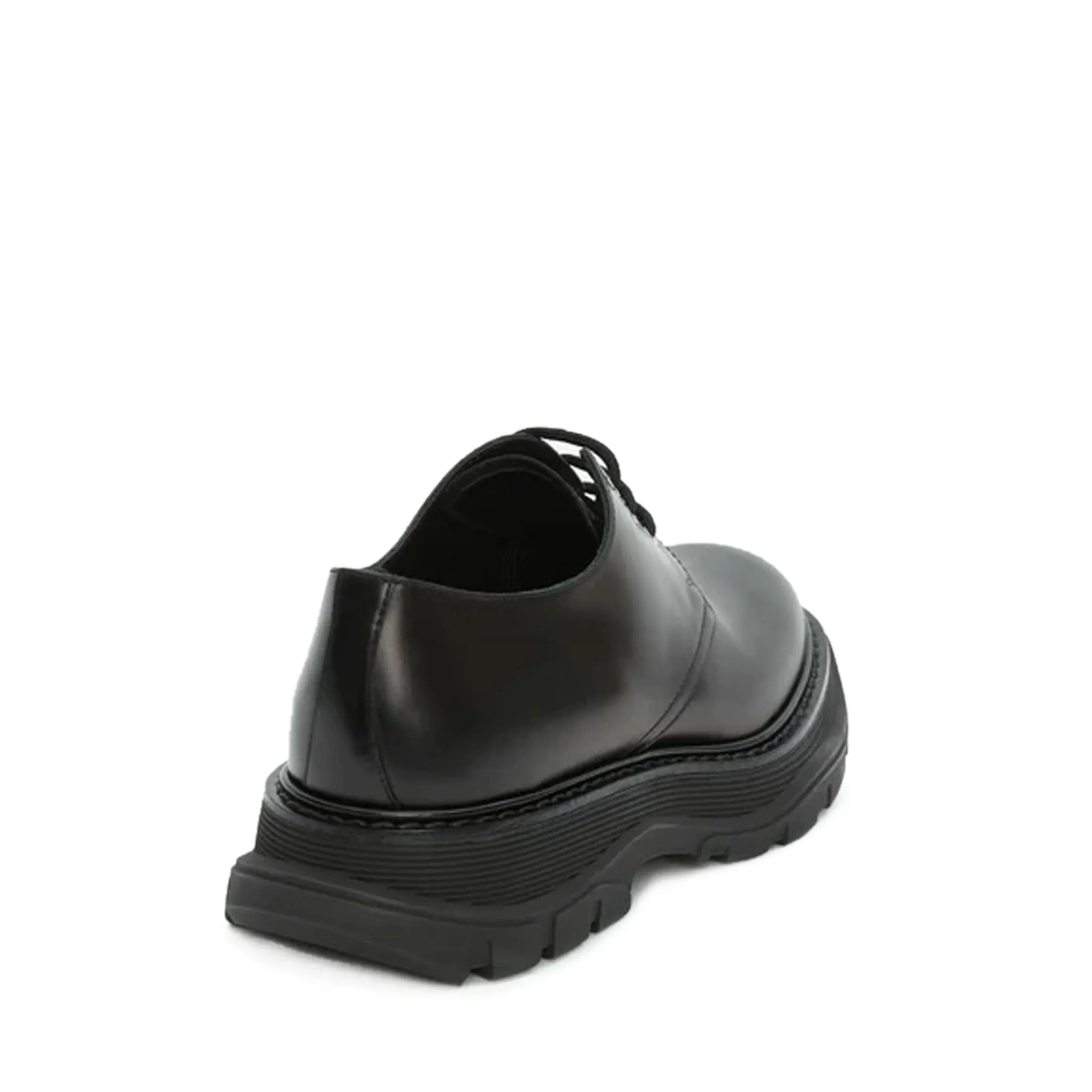 Tread Derby Hochglanz, Schwarze Schuhe_Alexander Mcqueen