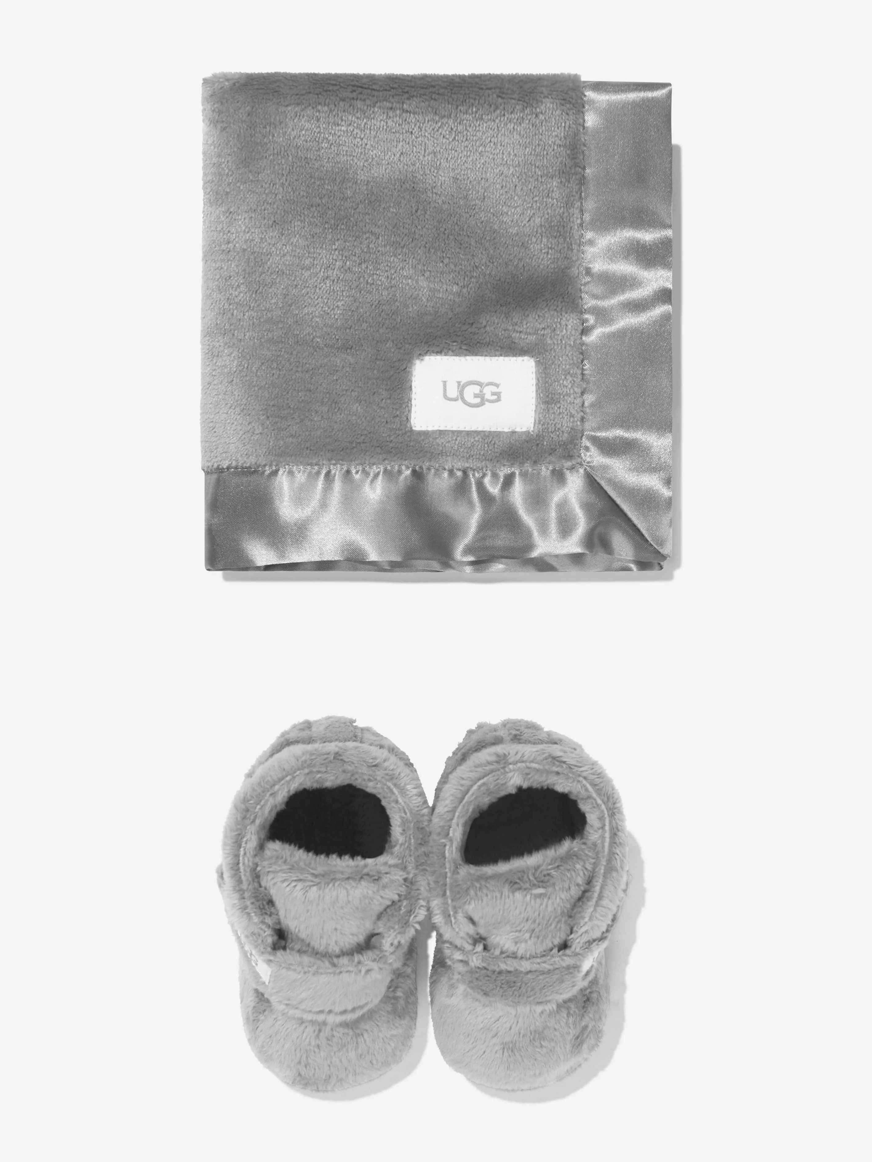 UGG Baby Bixbee und Lovey Geschenkset in Grau