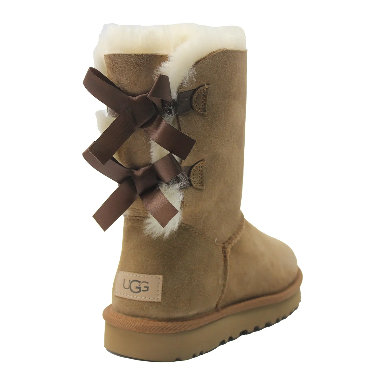 Ugg Bailey Bow II wasserabweisende Wildleder Schaffell Winterstiefel für Damen