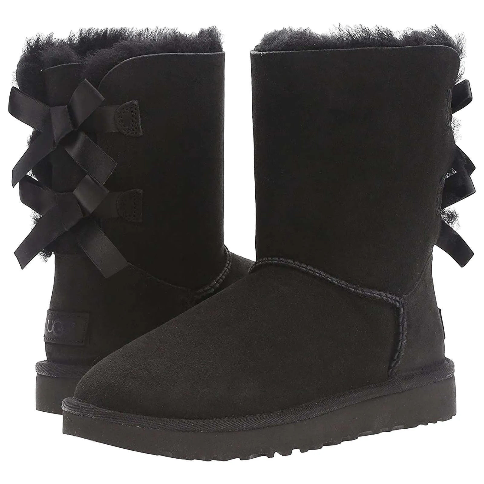 Ugg Bailey Bow II wasserabweisende Wildleder Schaffell Winterstiefel für Damen