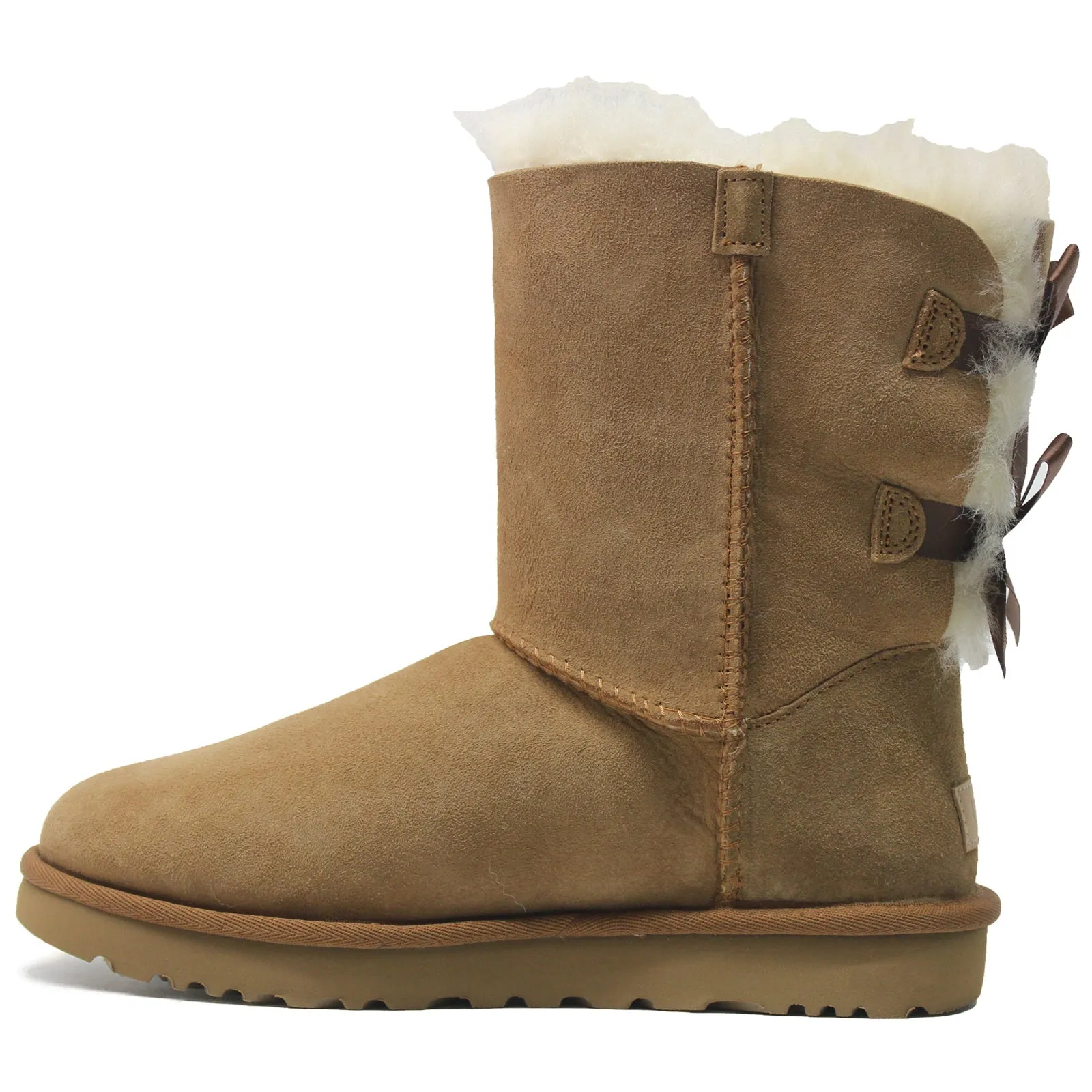 Ugg Bailey Bow II wasserabweisende Wildleder Schaffell Winterstiefel für Damen