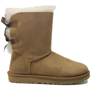 Ugg Bailey Bow II wasserabweisende Wildleder Schaffell Winterstiefel für Damen