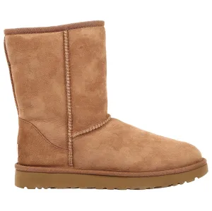 Ugg Classic Short II Wildleder Schaffell Winterstiefel für Damen