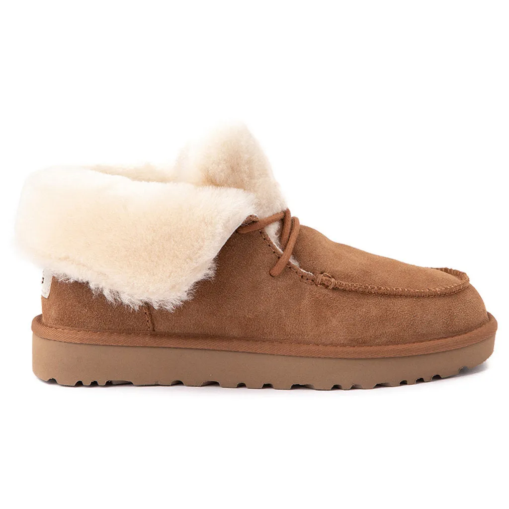 Ugg Diara Wildleder Schaffell Damen Knöchelstiefel