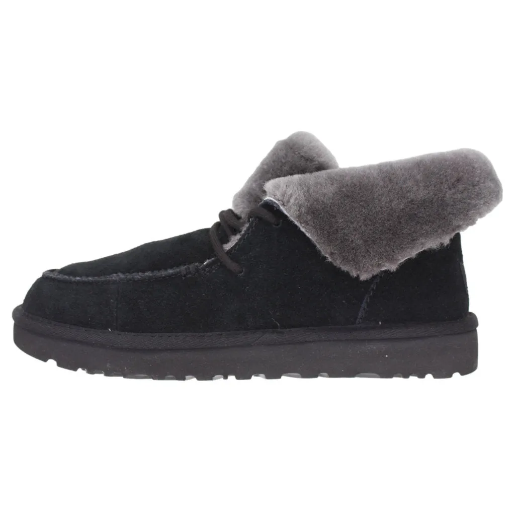 Ugg Diara Wildleder Schaffell Damen Knöchelstiefel