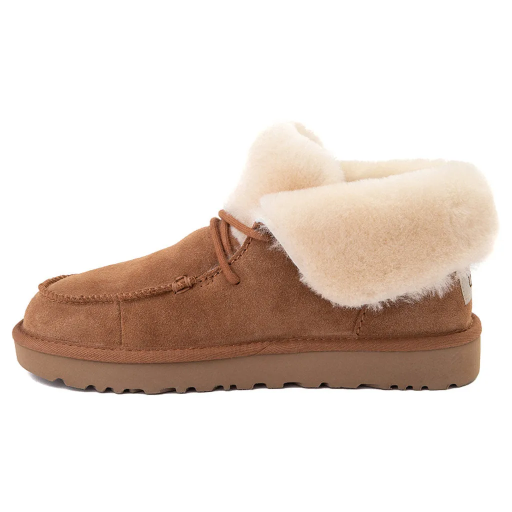 Ugg Diara Wildleder Schaffell Damen Knöchelstiefel