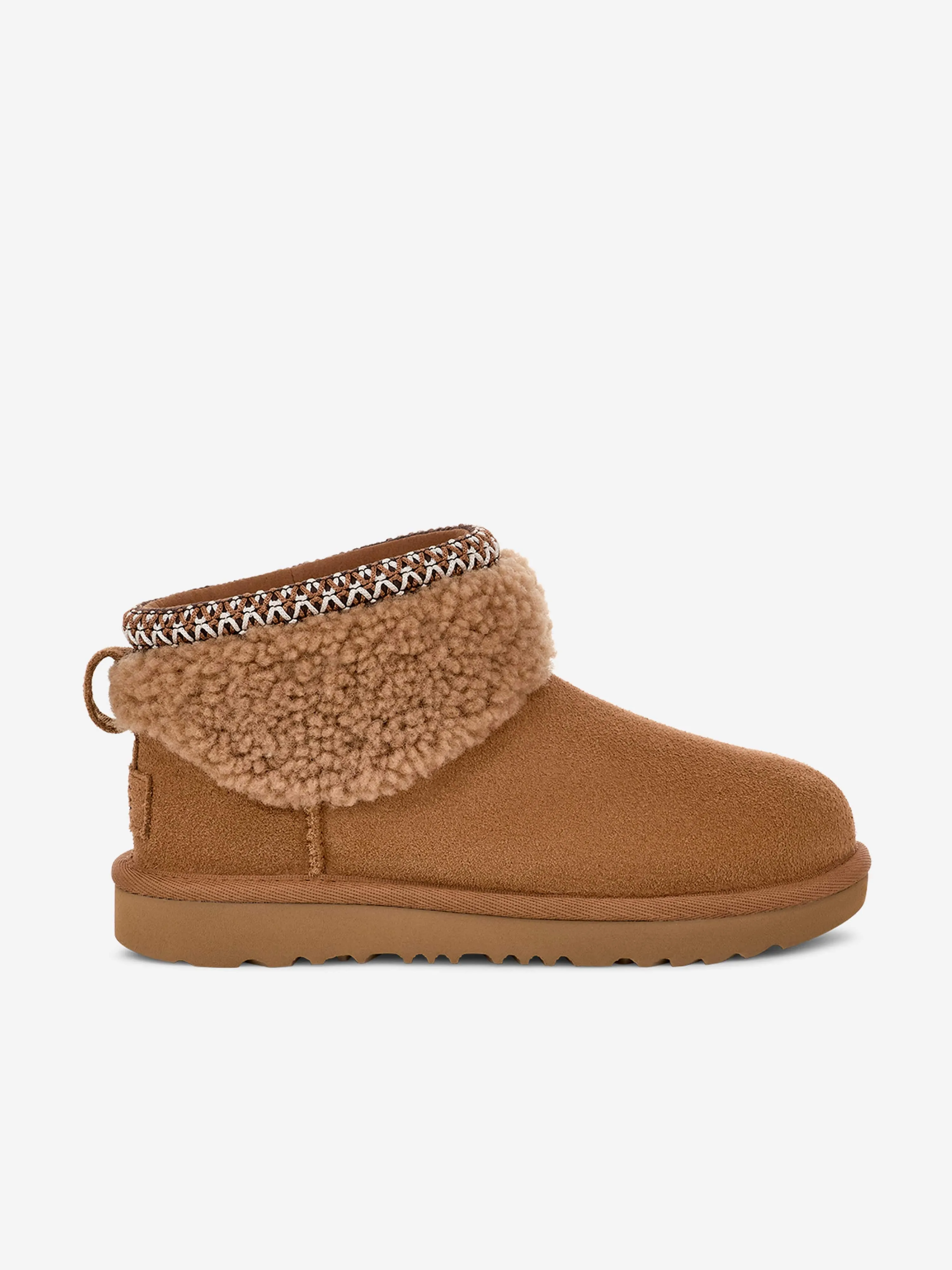 UGG Mädchen Classic Ultra Mini Maxi Lockenstiefel in Braun
