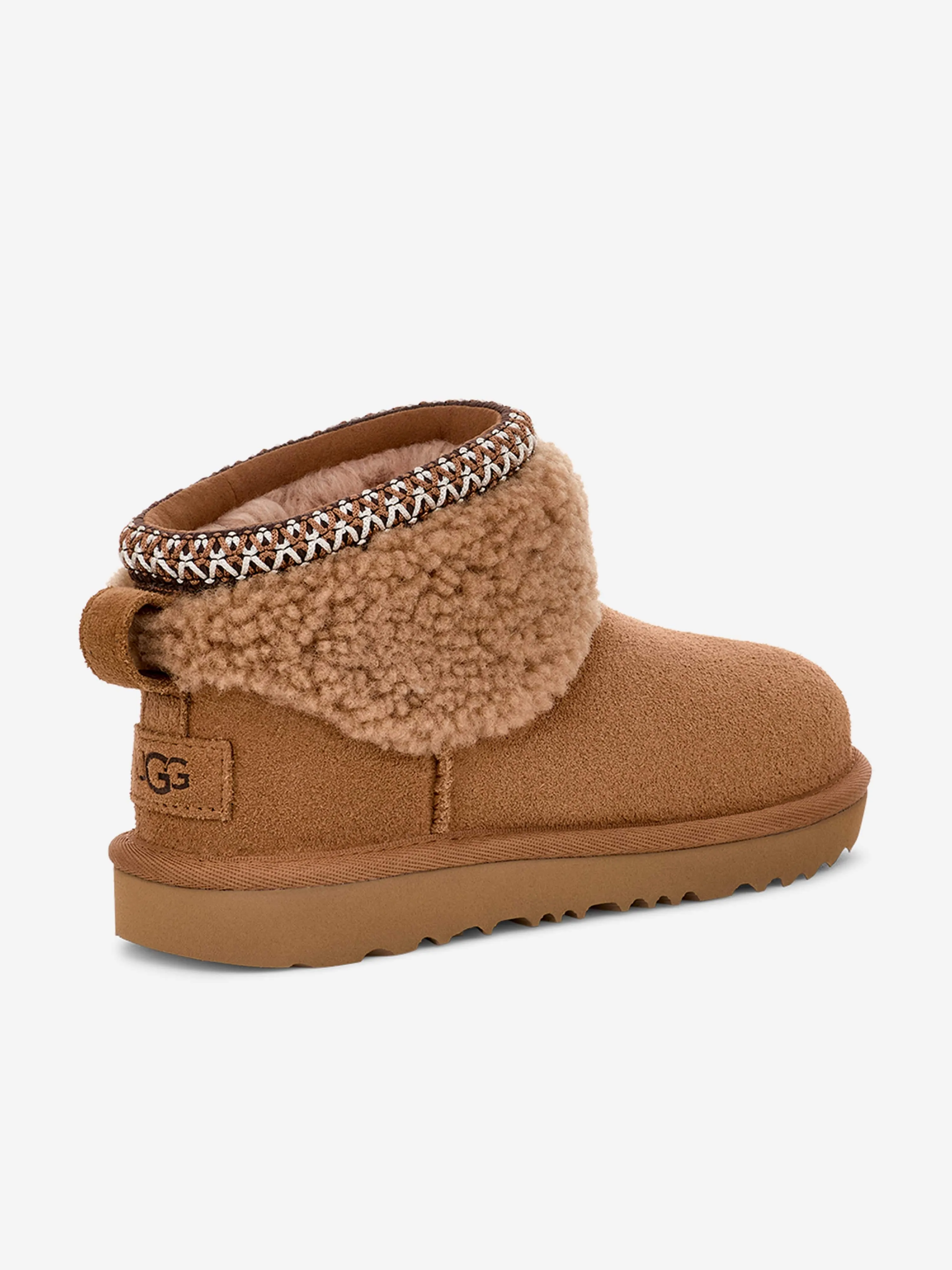 UGG Mädchen Classic Ultra Mini Maxi Lockenstiefel in Braun