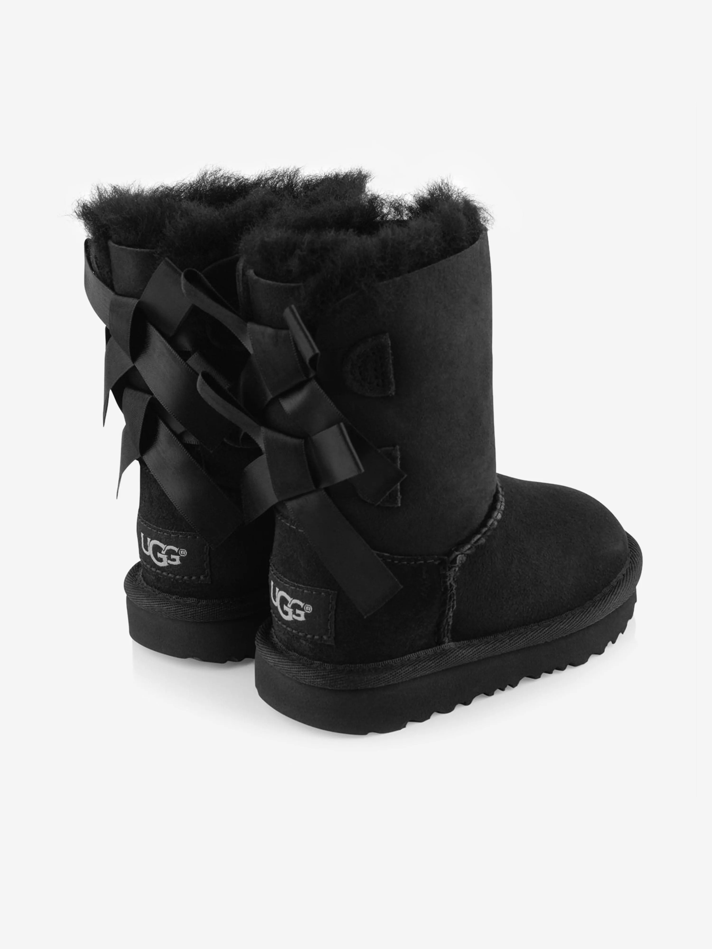 UGG Mädchen Wildleder Bailey Bow II Stiefel