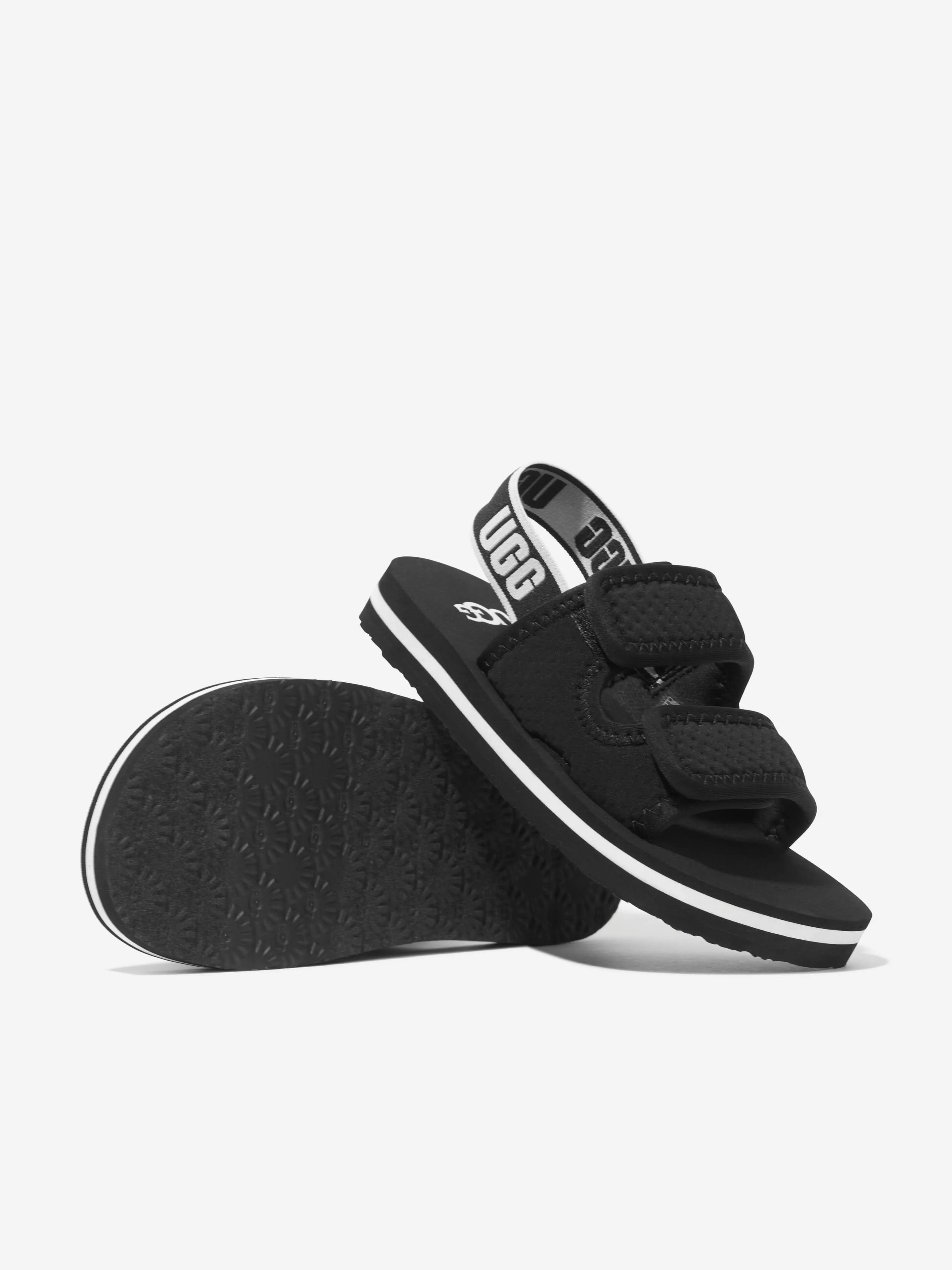UGG Kids Lennon Slingback Sandalen in Schwarz
