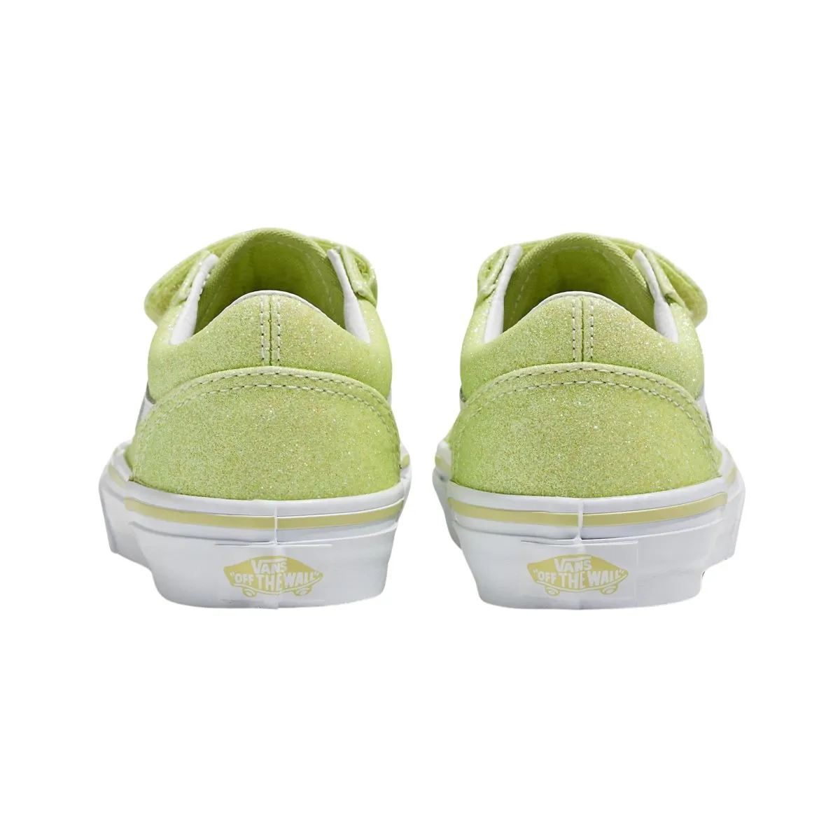 Vans Girl's (Vorschulalter) Old Skool V Glitzer Limetten-Sherbert