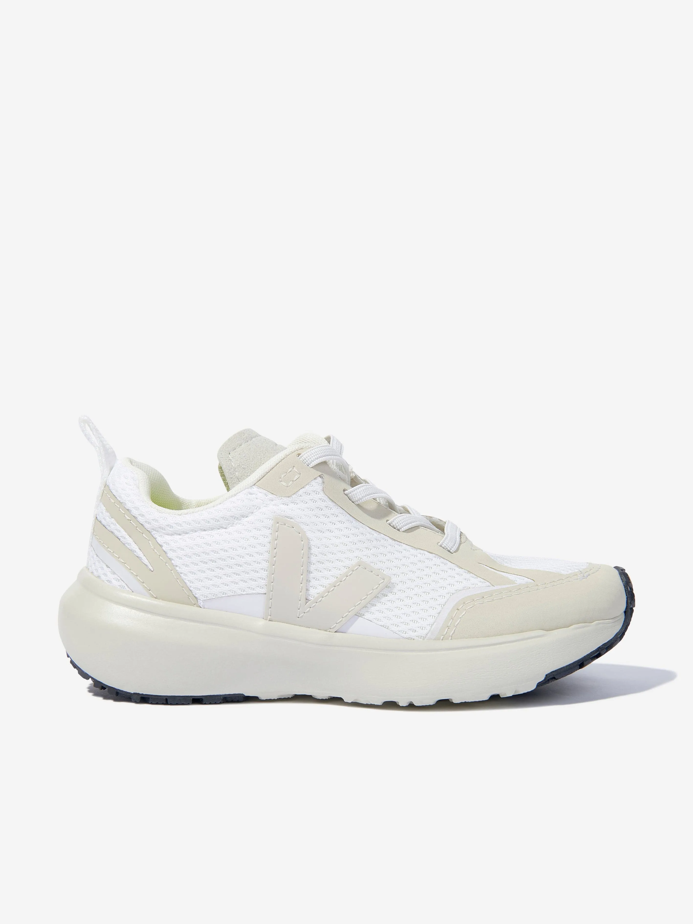 Veja Girls Canary Light Trainers in Weiß