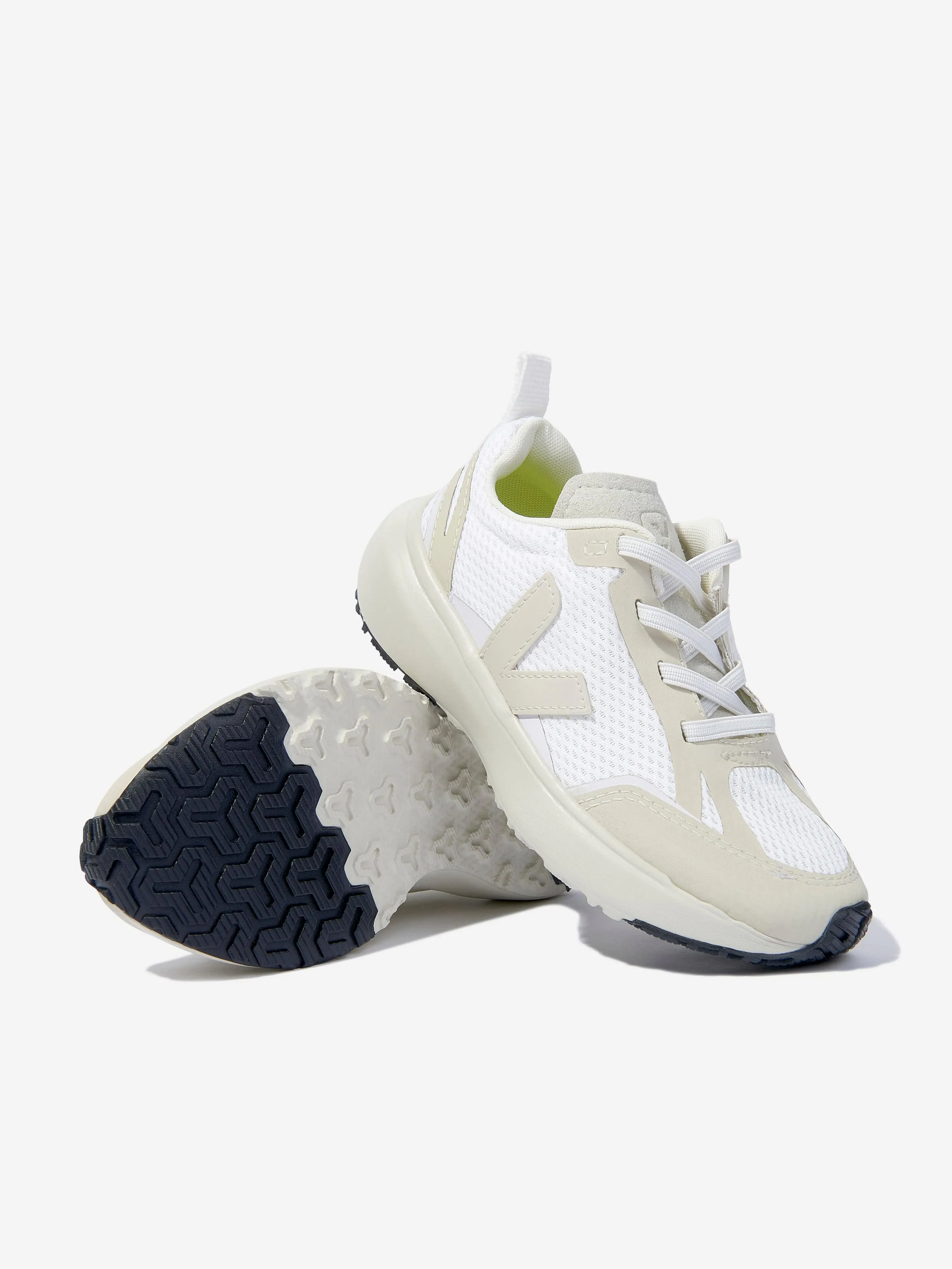 Veja Girls Canary Light Trainers in Weiß