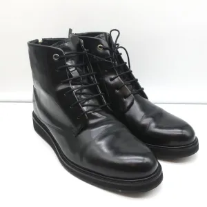 WANT Les Essentiels Derby Stiefel Menara Schwarz Leder Größe 41 Keilabsatz Knöchelstiefel