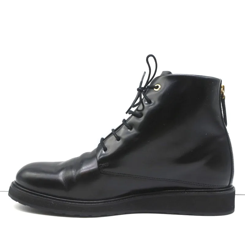 WANT Les Essentiels Derby Stiefel Menara Schwarz Leder Größe 41 Keilabsatz Knöchelstiefel